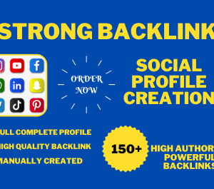 Profile creation backlinks